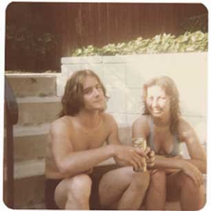 Laura Bieber and I in 1977