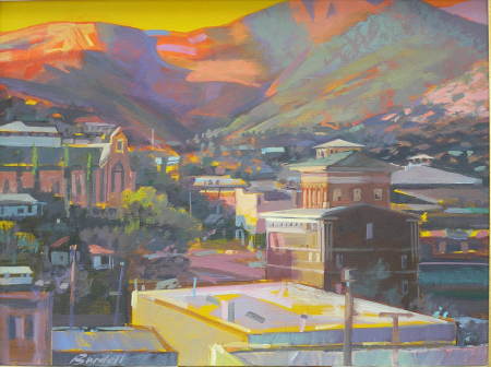 Bisbee, Arizona at Sunset