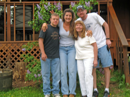 Dereck, me, my mom and Doug