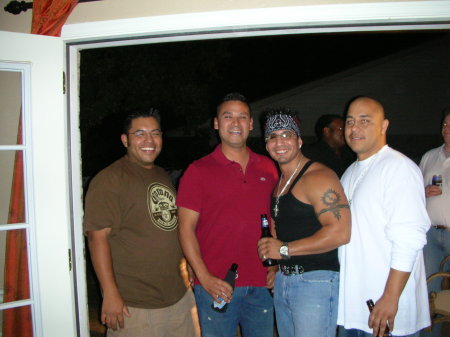 Jeff, Raymond, me and Jimmy