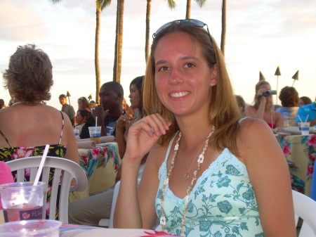 My daughter Ashleigh at a Luau in Maui, July07