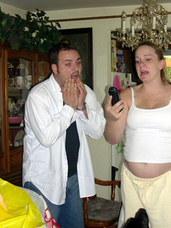 My daughter Tarah pregnant!