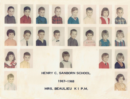 Kindergarten Memento from 1968
