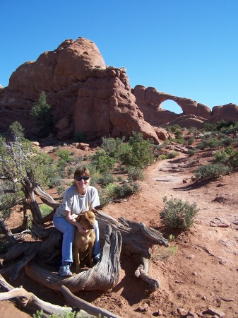 Rex & I in Moab