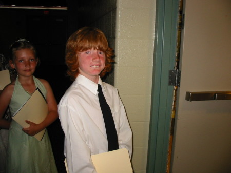 Zack at 6th grade promotion!