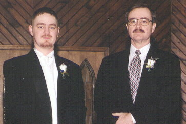 My son Greg and I in 2000