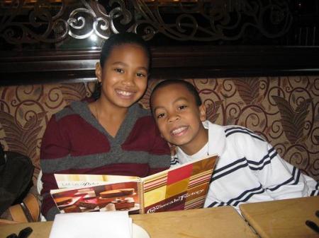 KIDS  BDAY DINNER THE CHEESECAKE FACTORY