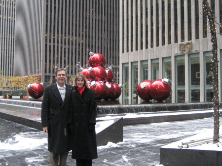 Jennifer and I at Rockefeller Center in NYC