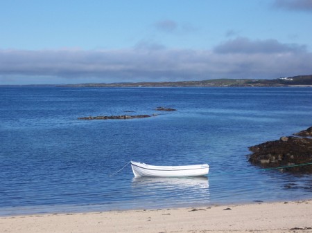 Blue, blue water of Ireland's west coast