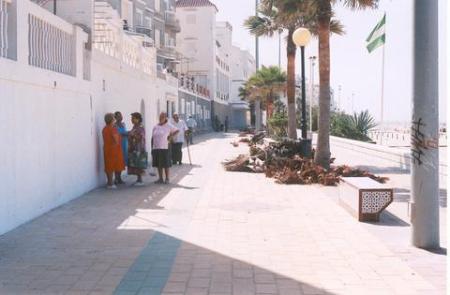 Walkway on the beach