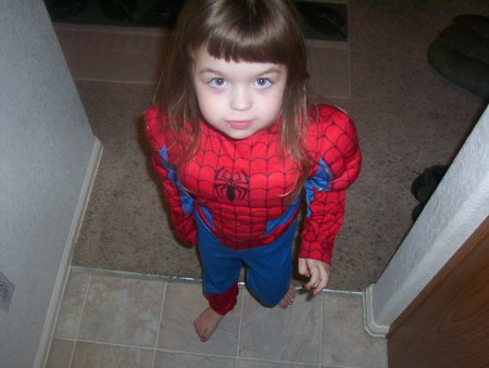 Cayla was SPIDERWOMAN!