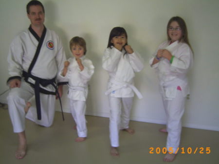 Ken with Karate Kids