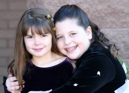 My Emma (on the left) and my sister Cheryl's daughter Jaclyn 2006