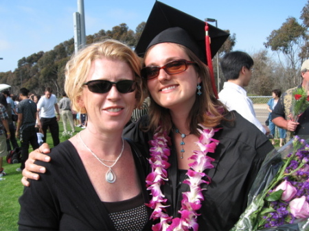 Emily and I at my graduation