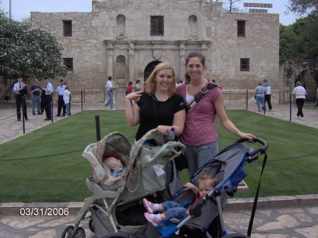 Best friends and Babies at the Alamo