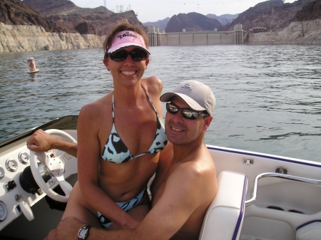 Fun in our Boat on Lake Mead