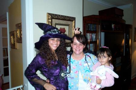 Wife and kids Halloween 2005