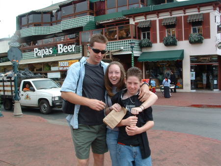 John, Ashley, and Nick in Ensenada, Thanksgiving Weekend 2005