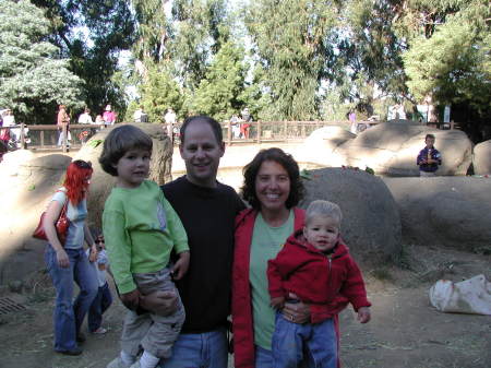 Family Photo at the Zoo