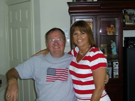 My dad and me July 4, 2005
