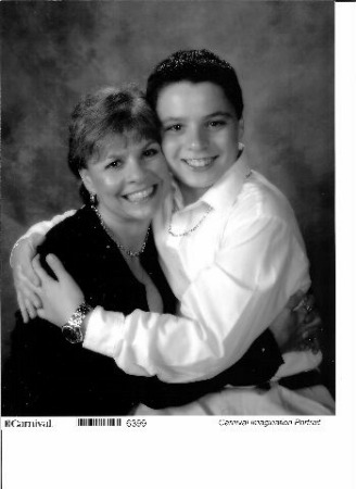 Dianne with her son Nicholas