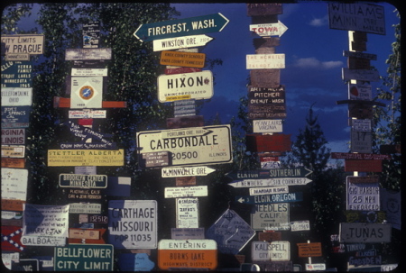 Sign Post Alaska, Summer of 78'