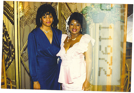 Connie and Regina in the early 90's
