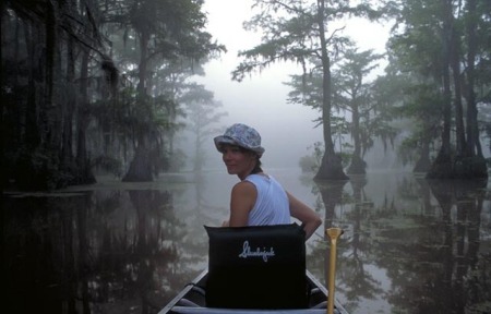 Paddling among the Cypress & Spanish Moss