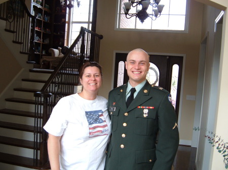 My son Don just before he left for Iraq