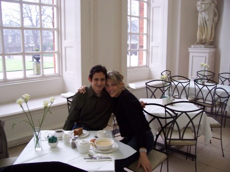 Matt and I at The Orangery, Kensington Palace, London 2006