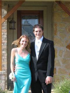 My son Lee and his Prom date - 2006