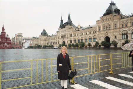 Sonya in Red Square - Sept 2003
