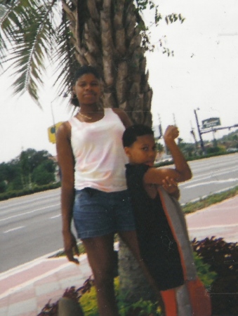 me & my son in florida