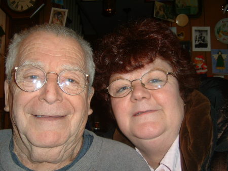 Dad and Terry CHRISTMAS EVE...2005