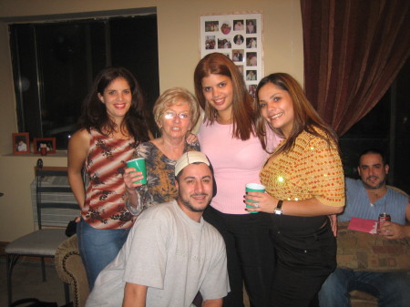 My 30th b-day with mom and my sisters & brother 2005