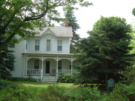 Summer photo of house