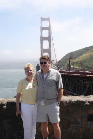 Dave and I at The Golden Gate Bridge(did't want to come home!)