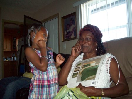 My mother and granddaughter