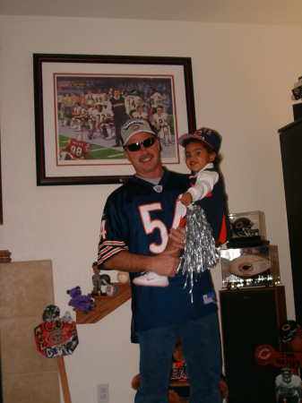 ME AND MY GRANDCHILD KIANA SUPERBOWL SUNDAY FEB O7