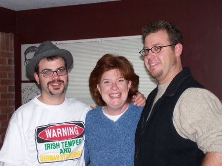 me, my mom, and my brother, Sean