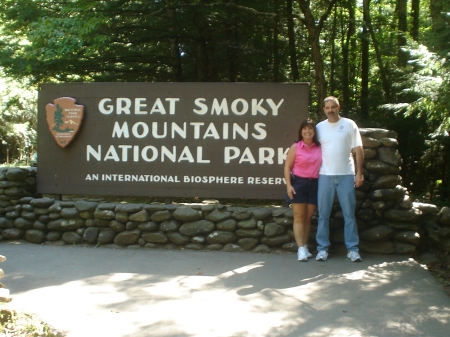 David & Karen in the Smoky Mountains