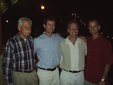 Me (on the right), with my father and brothers Phil and Dave, in Atlanta, Sept 05