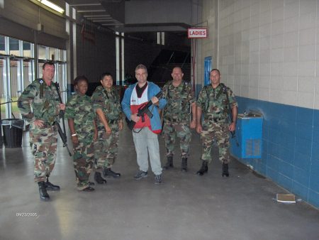 In Louisiana with the National Guard