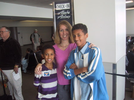 Dana and her boys,Donte', Carlos