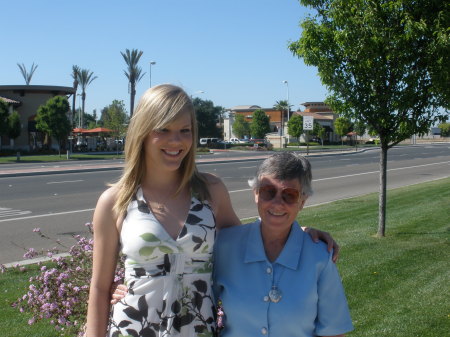 Kendra's confirmation day with Sister Patrice