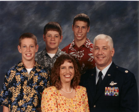 Lt Col Joe Piccotti & Family 2002