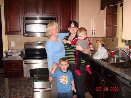 My mom, Daughter & Grandsons