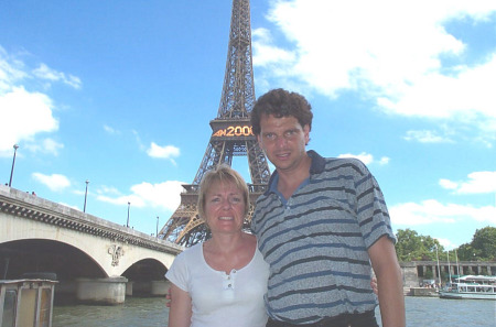 My wife, Karen, and I on our honeymoon in Paris