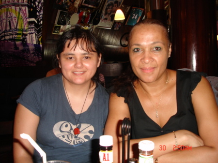 Me and Reiko Arakaki in Jebel Ali 2008