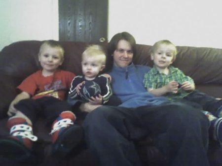 My husband shane and the boys